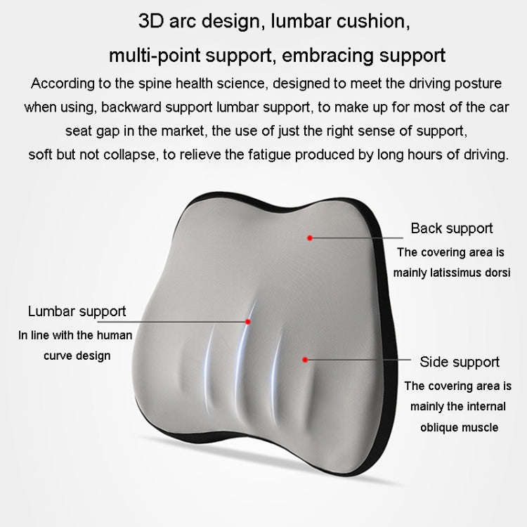 Car Memory Foam Neck Pillow Car Neck Rest Silk Pillow Car Seat Cervical Cushion, Style: Headrest ...