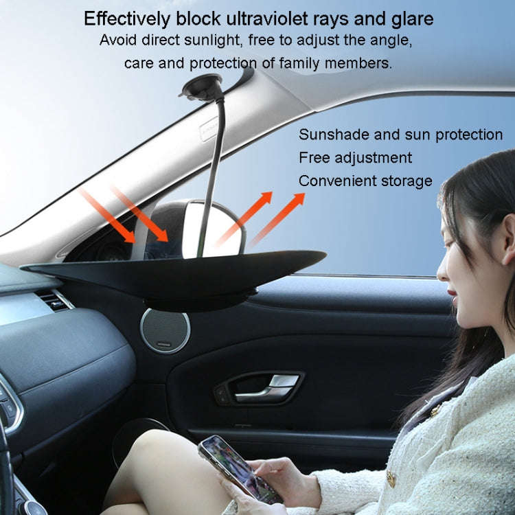 Car All Round Window Sunshade Adjustable Sunscreen Heat Insulation Sun Shade(Fairy Pink)