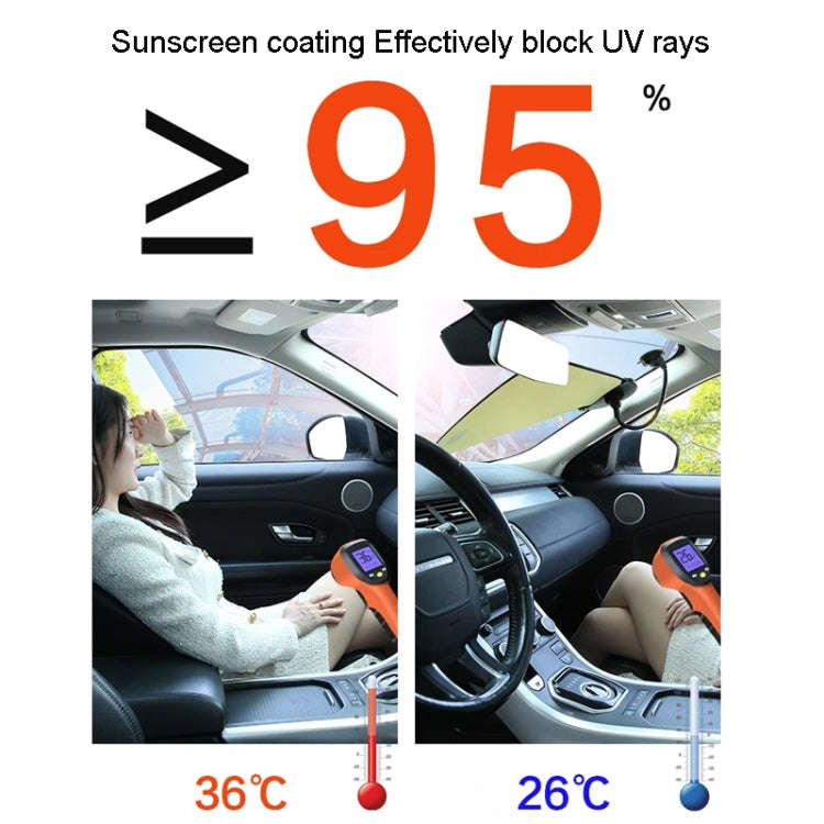 Car All Round Window Sunshade Adjustable Sunscreen Heat Insulation Sun Shade(Classic Black)