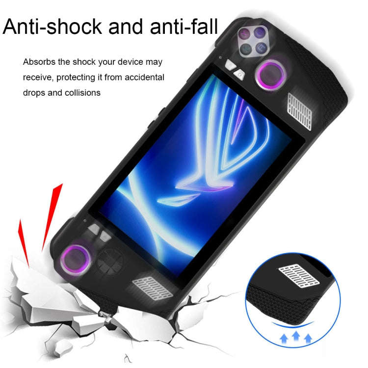 For ASUS ROG Ally Game Console Silicone Protective Cover + Button Cap Set Pocket Gaming Accessori...