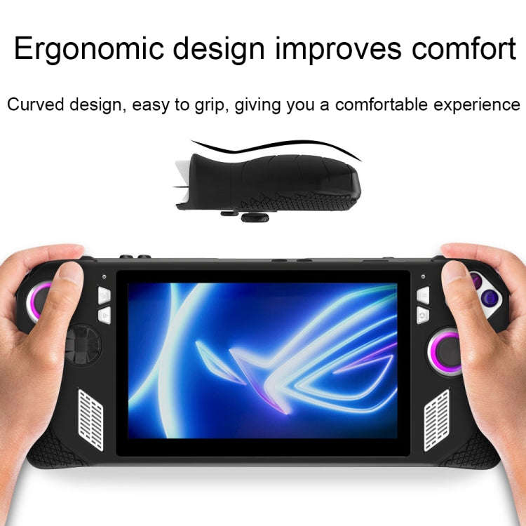 For ASUS ROG Ally Game Console Silicone Protective Cover + Button Cap Set Pocket Gaming Accessori...