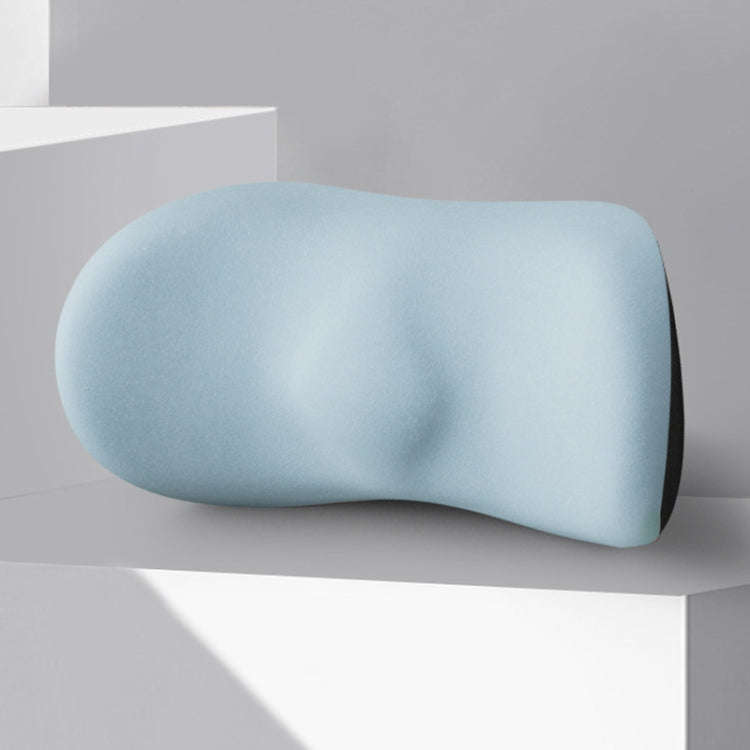 Car Cushion Driving Seat Cervical Support Backrest Pillow, Style: Waist Pad Blue