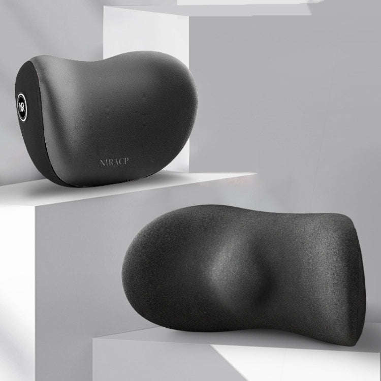 Car Cushion Driving Seat Cervical Support Backrest Pillow, Style: Headrest + Waist Pad Black