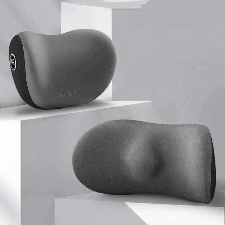 Car Cushion Driving Seat Cervical Support Backrest Pillow, Style: Headrest + Waist Pad Gray