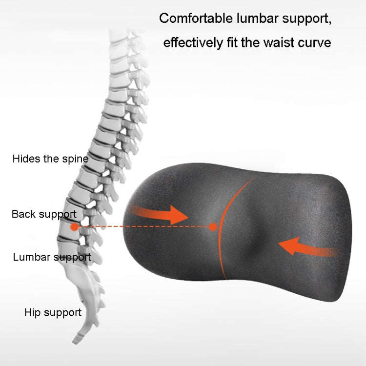 Car Cushion Driving Seat Cervical Support Backrest Pillow, Style: Headrest + Waist Pad Blue