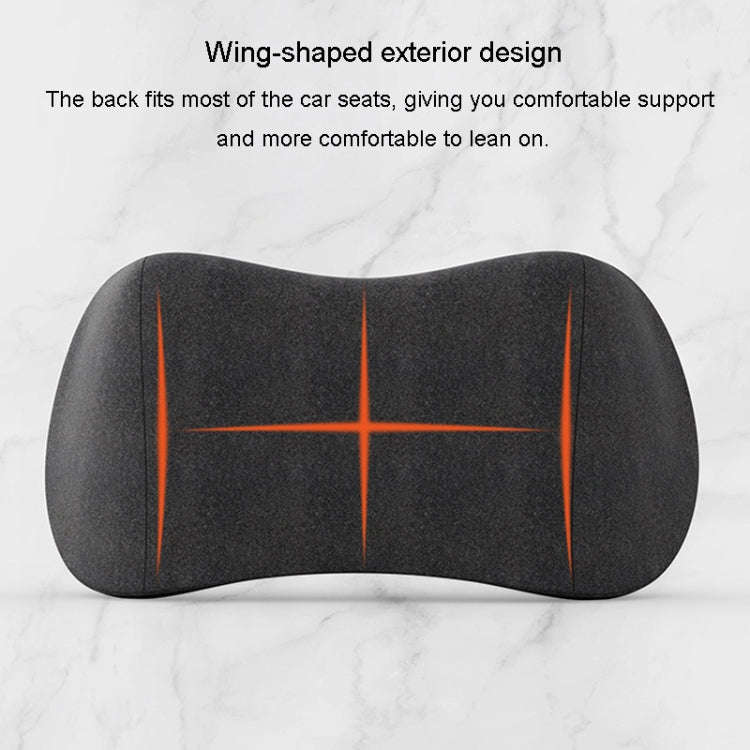 Car Cushion Driving Seat Cervical Support Backrest Pillow, Style: Waist Pad Blue