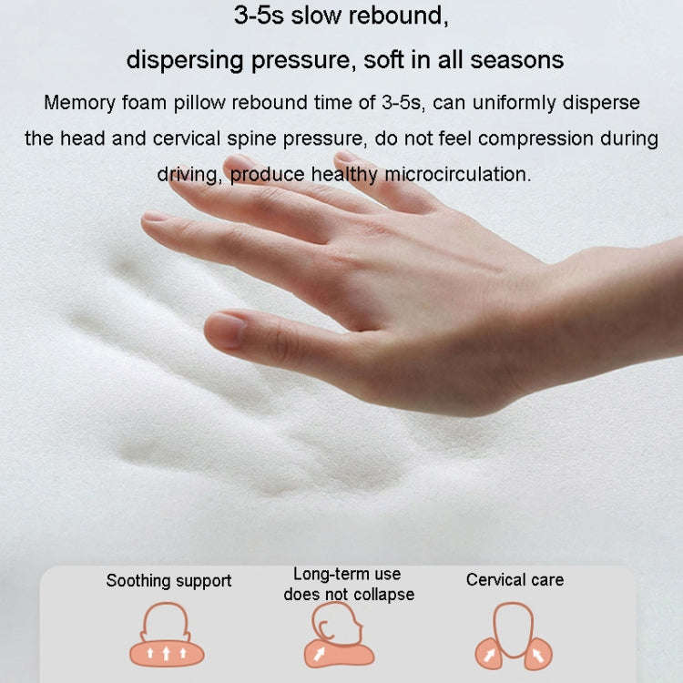 Car Cushion Driving Seat Cervical Support Backrest Pillow, Style: Waist Pad Gray