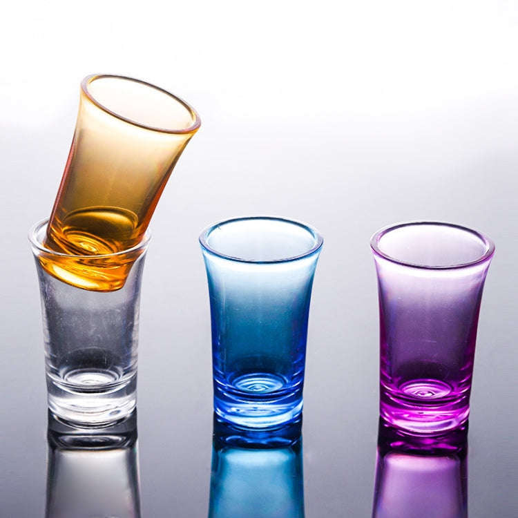 35ml Bar Party Acrylic Colorful Cup Mini Liquor Glass, Color: Blue