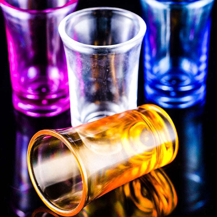 35ml Bar Party Acrylic Colorful Cup Mini Liquor Glass, Color: Blue