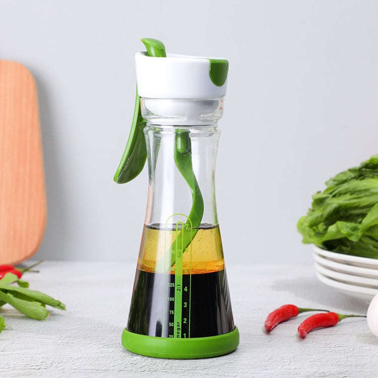 Salad Mixing Cup Vinegar Sauce Shaker Bottle with Scale for Kitchen 101-200ml