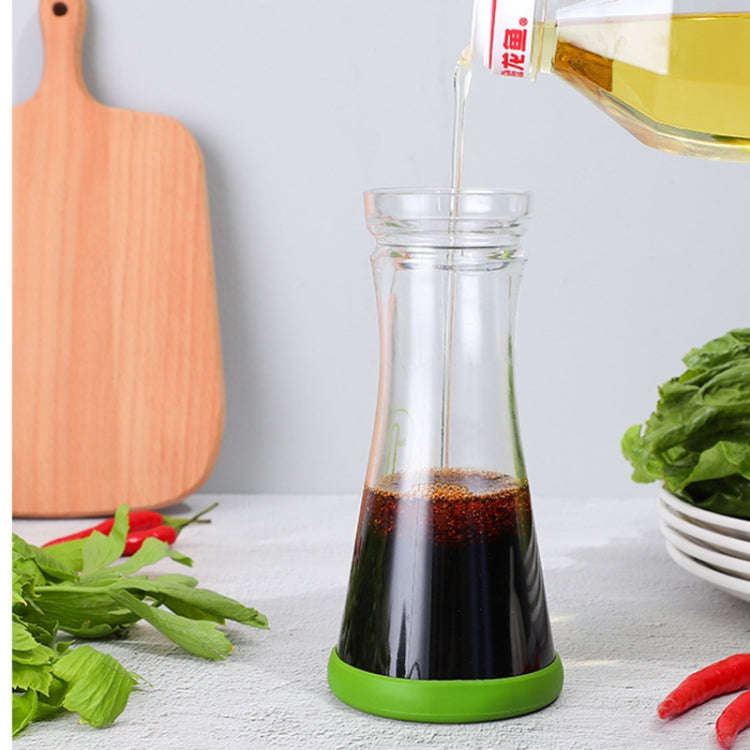 Salad Mixing Cup Vinegar Sauce Shaker Bottle with Scale for Kitchen 101-200ml
