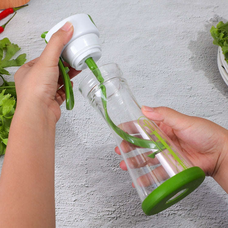 Salad Mixing Cup Vinegar Sauce Shaker Bottle with Scale for Kitchen 101-200ml