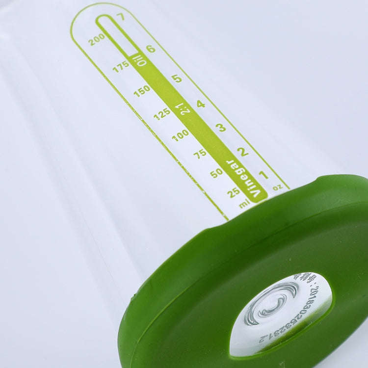 Salad Mixing Cup Vinegar Sauce Shaker Bottle with Scale for Kitchen 101-200ml