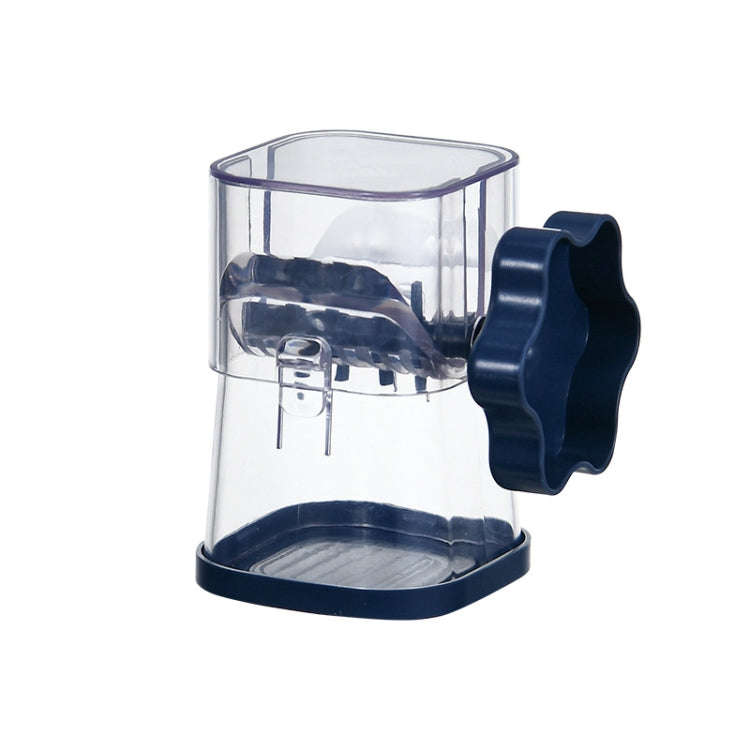Nut Chocolate Manual Crusher Food Chopper Grinder for Making Toppings(Navy Blue)