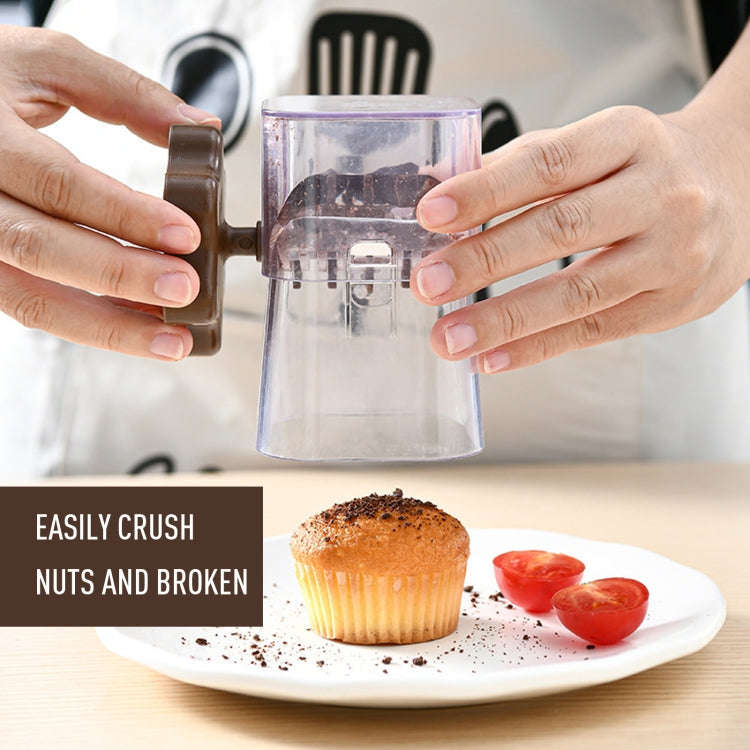 Nut Chocolate Manual Crusher Food Chopper Grinder for Making Toppings(Coffee)