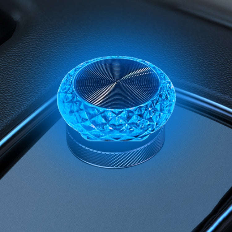 Mushroom Type Car USB Ambient Light LED Night Light Home Indoor Decoration Lamp(Ice Blue Light)