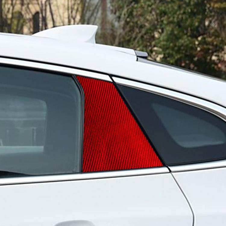 For Chevrolet Malibu XL 2016-2022 6pcs /Set Left-hand Drive B-pillar Carbon Sticker(Black)