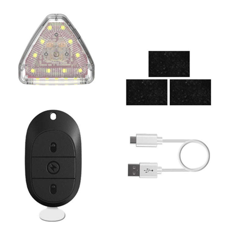 M7 Motorcycle Flashing Light Waterproof Long Duration Wireless Remote Control Modified Warning Li...