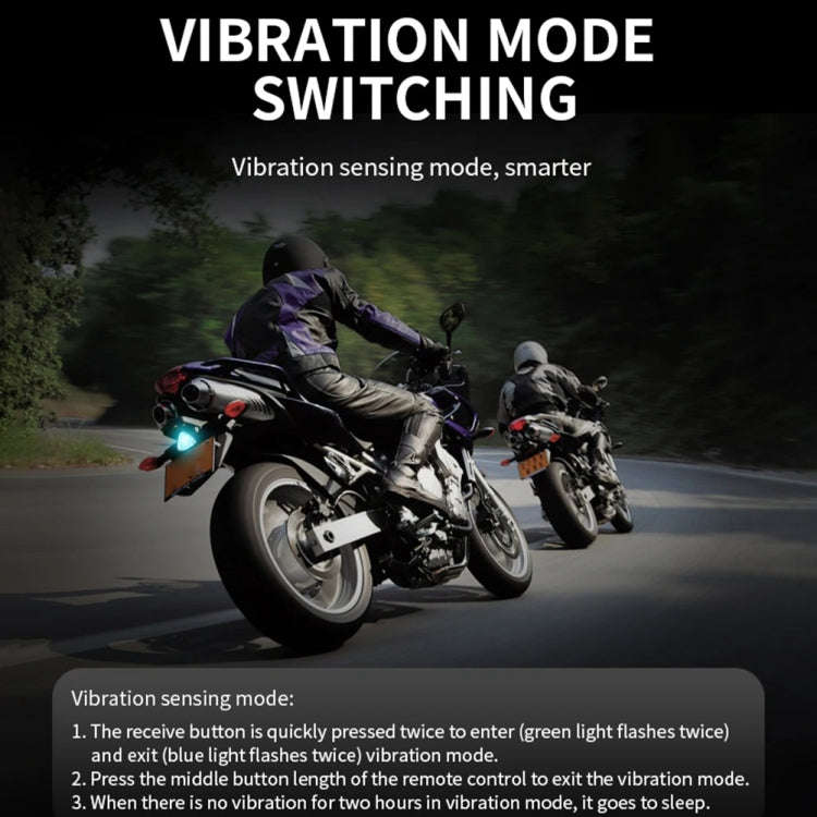 M7 Motorcycle Flashing Light Waterproof Long Duration Wireless Remote Control Modified Warning Li...