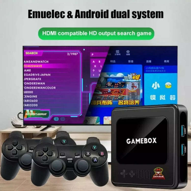 G10 GAMEBOX TV Box Dual System Wireless Android 3D Home 4K HD Game Console Support PS1 / PSP, Sty...