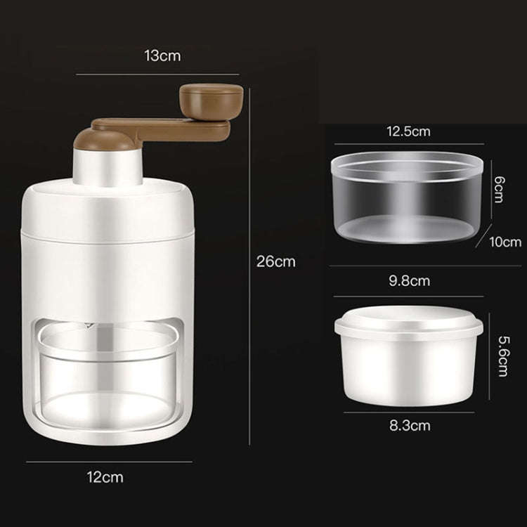Kacheeg Small Home Ice Shaving Machine Hand-Cranked Ice Crusher, Model: Ice Shaver+Frozen Mold