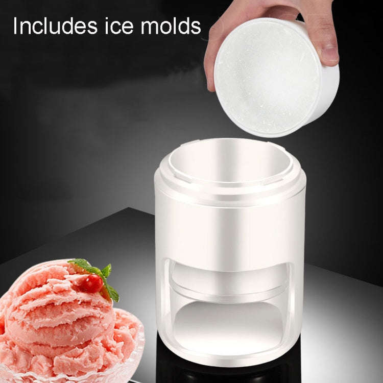 Kacheeg Small Home Ice Shaving Machine Hand-Cranked Ice Crusher, Model: Ice Shaver+Frozen Mold