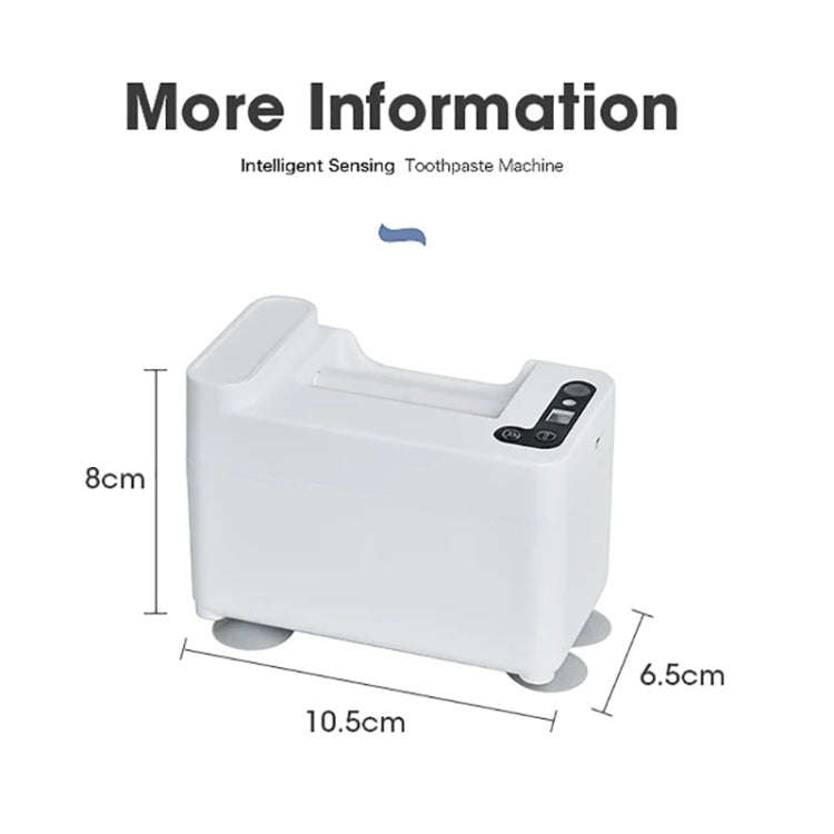 Smart Induction Toothpaste Squeezer Electric Automatic Toothpaste Dispenser, Spec:  Rechargeable ...
