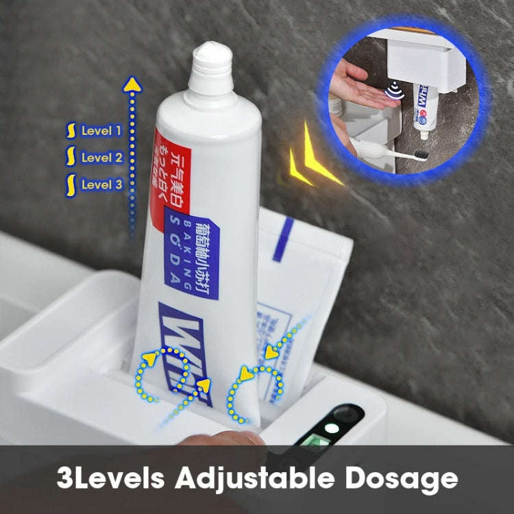 Smart Induction Toothpaste Squeezer Electric Automatic Toothpaste Dispenser, Spec:  Rechargeable ...