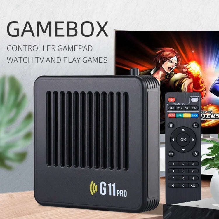 G11 PRO Game Machine TV Box Dual System HDMI HD 4K Retro Arcade, Style: 128G+Charging Handle
