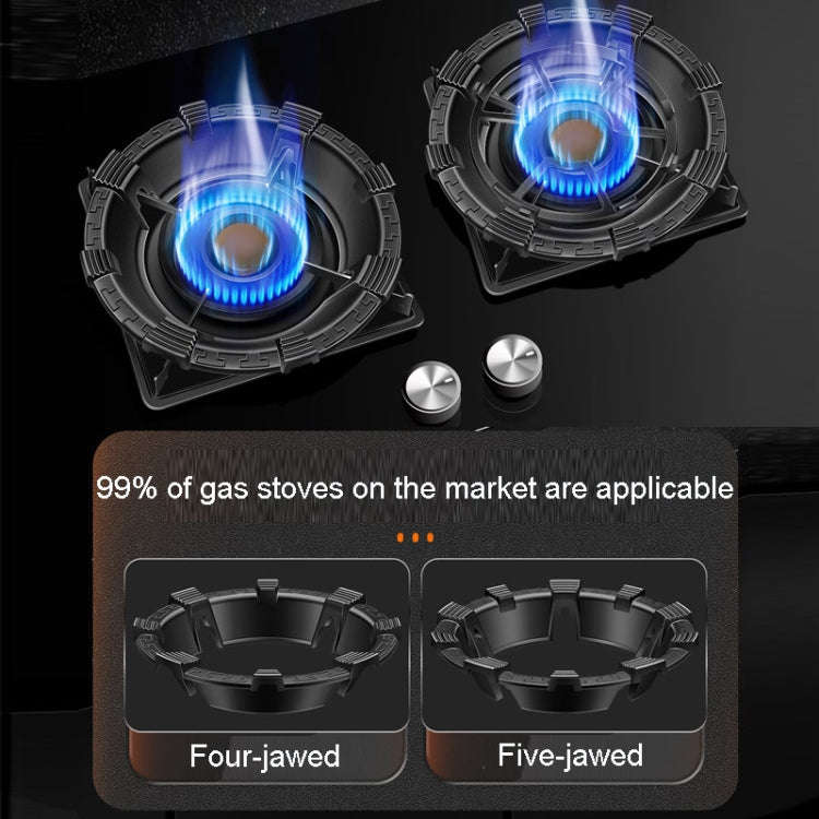 Kacheeg Household Gas Stove Gathering Fire Energy Saving Cover Kitchen Non-Slip Windscreen, Model...