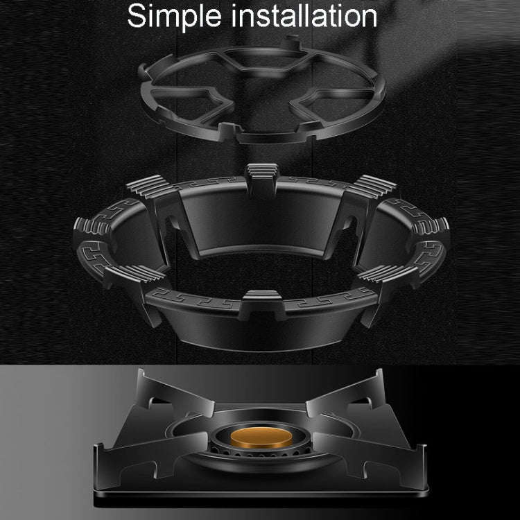 Kacheeg Household Gas Stove Gathering Fire Energy Saving Cover Kitchen Non-Slip Windscreen, Model...