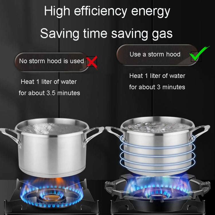 Kacheeg Household Gas Stove Gathering Fire Energy Saving Cover Kitchen Non-Slip Windscreen, Model...