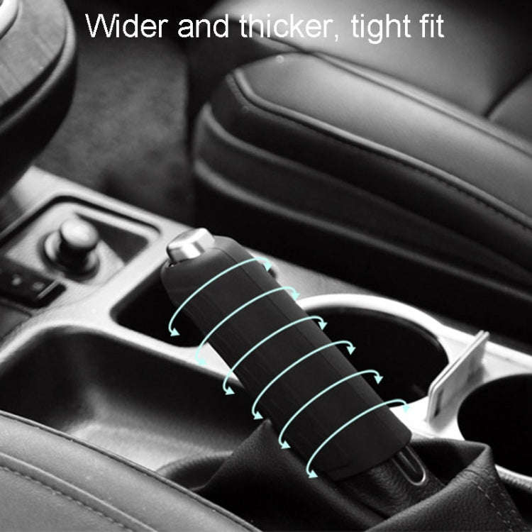 Automotive Universal Silicone Handbrake Handle Cover Brake Handle Decorative Protective Sleeve, S...
