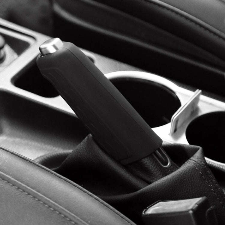 Automotive Universal Silicone Handbrake Handle Cover Brake Handle Decorative Protective Sleeve, S...
