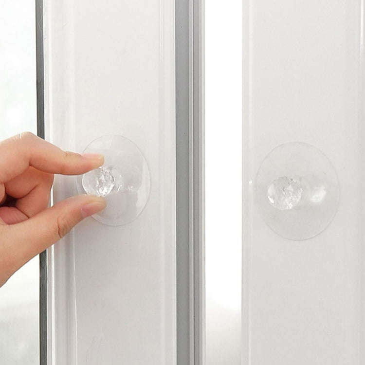 2pcs /Pack Invisible Cabinet Drawer Suction Cup Sticky Handle Acrylic Self-Adhesive Closet Glass ...