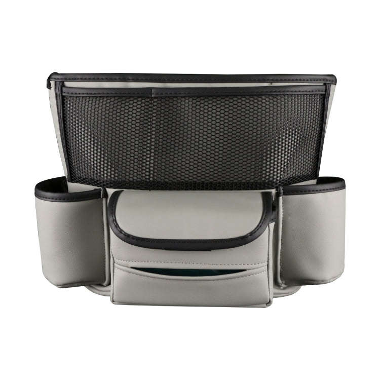 Car Multifunctional Armrest Box Storage Bag Car Interior Supplies(Grey)