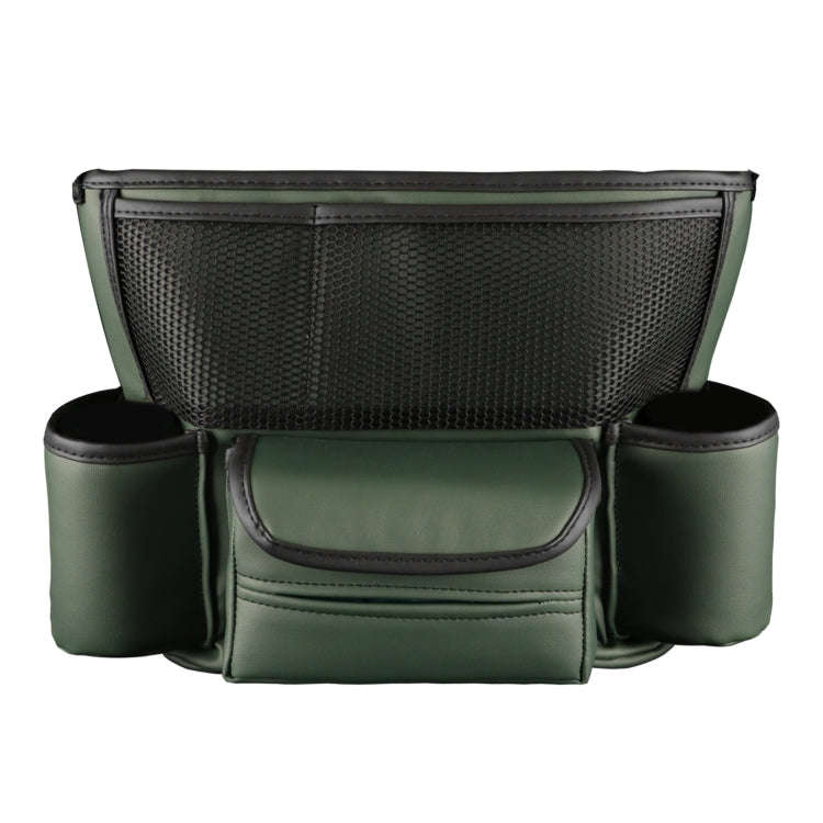 Car Multifunctional Armrest Box Storage Bag Car Interior Supplies(Green)