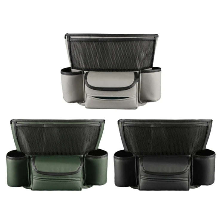 Car Multifunctional Armrest Box Storage Bag Car Interior Supplies(Grey)