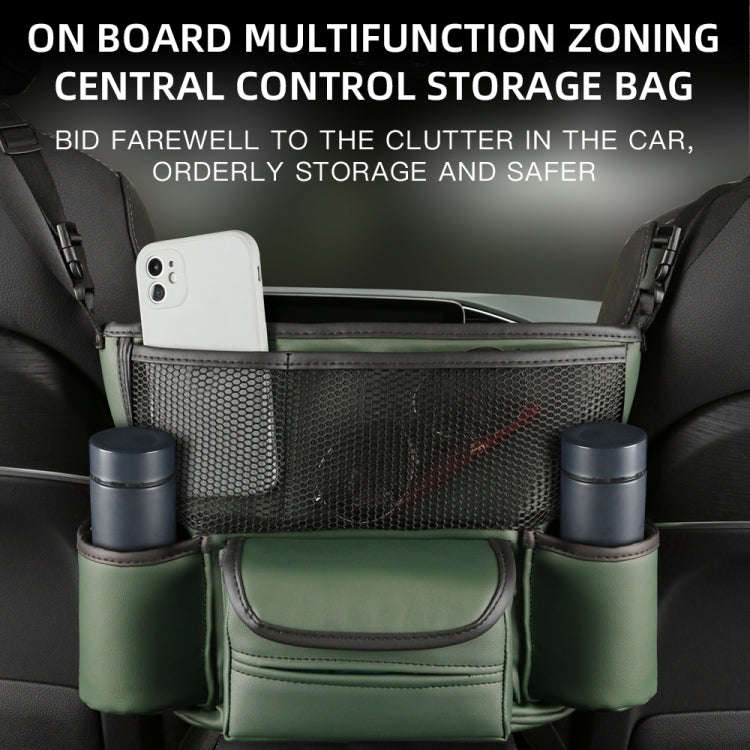 Car Multifunctional Armrest Box Storage Bag Car Interior Supplies(Grey)