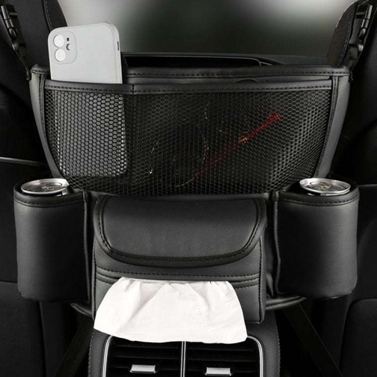 Car Multifunctional Armrest Box Storage Bag Car Interior Supplies(Grey)