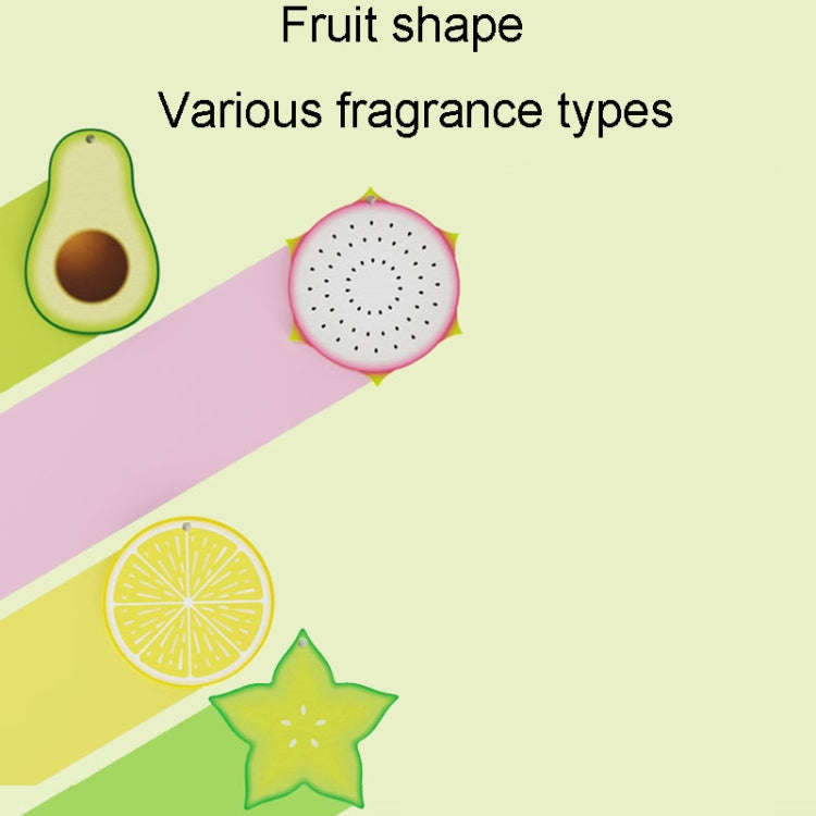 MATARILE Automotive Fruit Fragrance Diffuser Car And Home Deodorizing Scented Pieces, Style: Avoc...