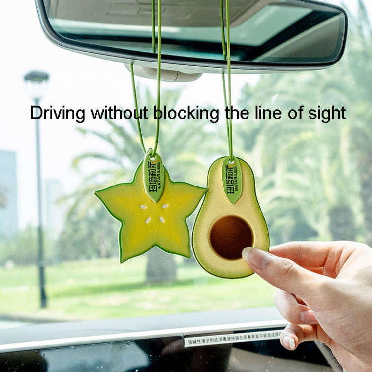 MATARILE Automotive Fruit Fragrance Diffuser Car And Home Deodorizing Scented Pieces, Style: Drag...