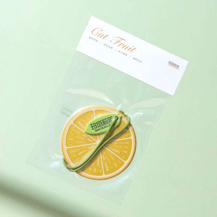 MATARILE Automotive Fruit Fragrance Diffuser Car And Home Deodorizing Scented Pieces, Style: Drag...