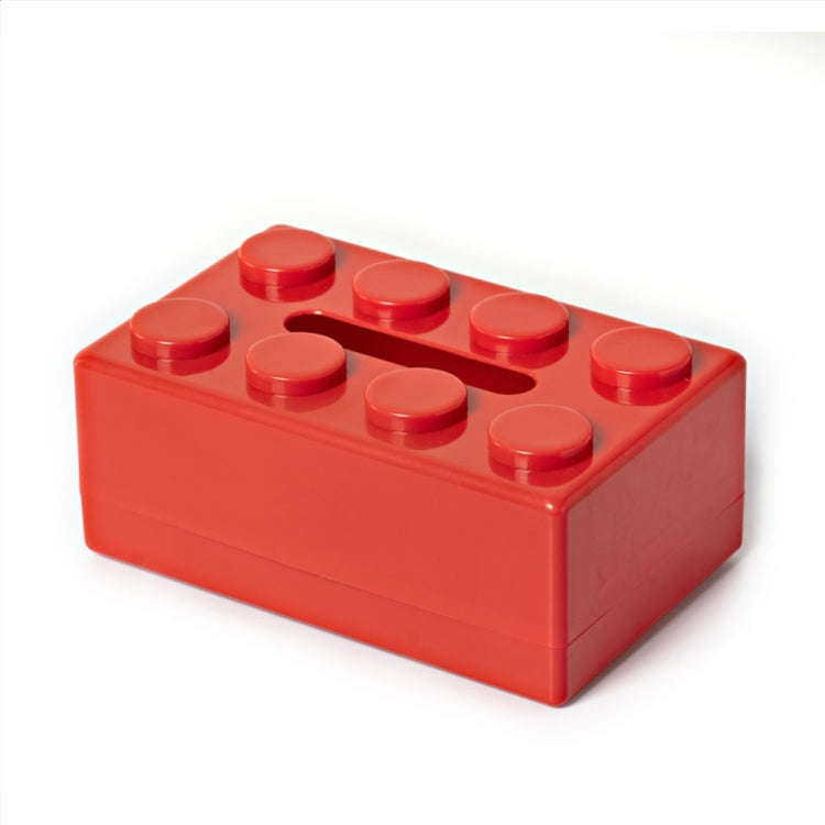 Multifunctional Cartoon Building Block Tissue Storage Box Living Room Coffee Table Decorations, C...