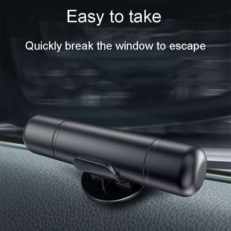 Car Emergency Life-Saving Safety Hammer Multifunctional Fast Window Breaker For Vehicle 2 In 1(Red)