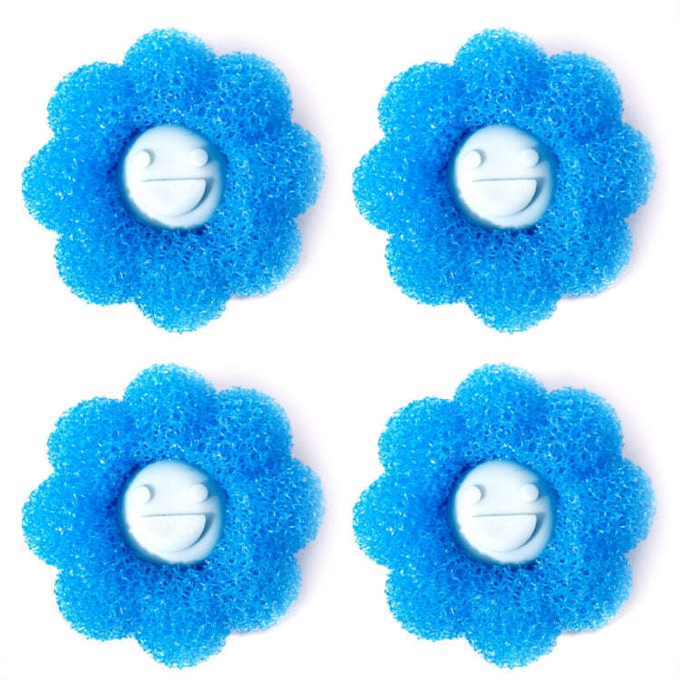 4pcs /Set Household Anti-tangle Laundry Balls Anti-knotting Laundry Cleaning Ball for Washing Mac...
