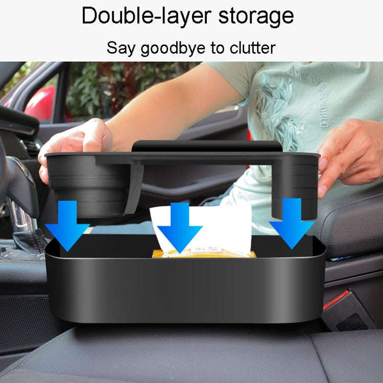 Automotive Seat Slit Organizing Box Car Seam Storage Compartment, Model: 9197