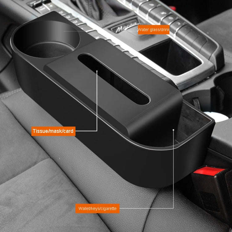 Automotive Seat Slit Organizing Box Car Seam Storage Compartment, Model: 9197