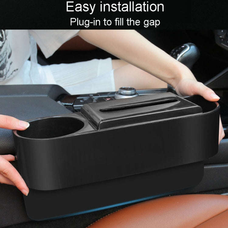 Automotive Seat Slit Organizing Box Car Seam Storage Compartment, Model: 9197