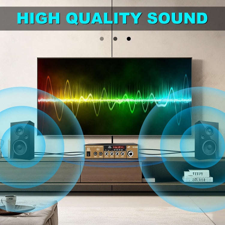Car High-power Bluetooth Plug-in Card Digital Smart Amplifier(EU Plug)